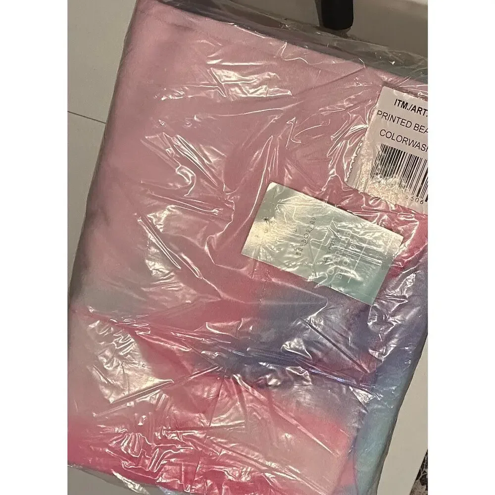 Set of 2 Beach Towels Colorwash Color